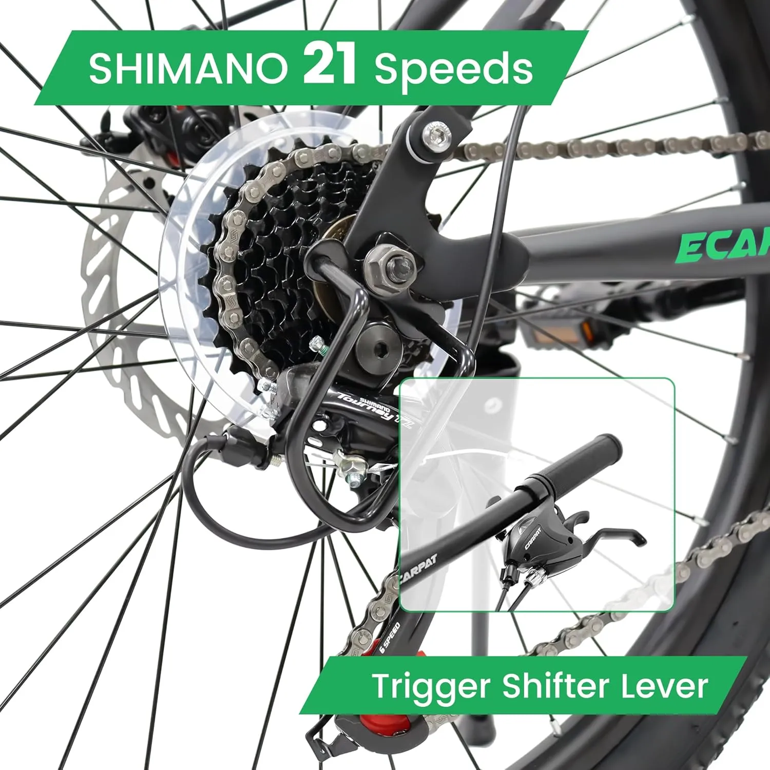 24/26/27.5 Inch Mountain Bike, Dual Full Suspension 21 Speed Womens Mens Mountain Bikes, Commuter Bike with Carbon Steel Frame and Dual Disc Brakes
