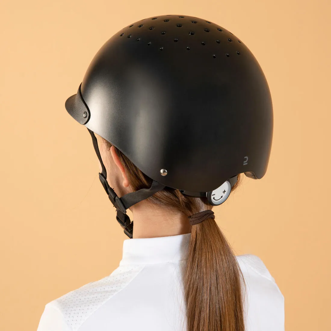 Adult and Kids' Horse Riding Helmet 100 - Black