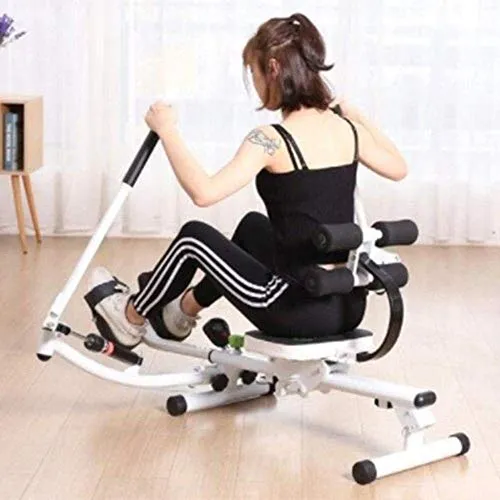 AMZOPDGS Foldable Rowing Machines Rowing Machine Multifunctional Hydraulic Rowing Machine, Household Scull Folding Fitness Training Equipment, Cardio Workout Water Rowing Machine
