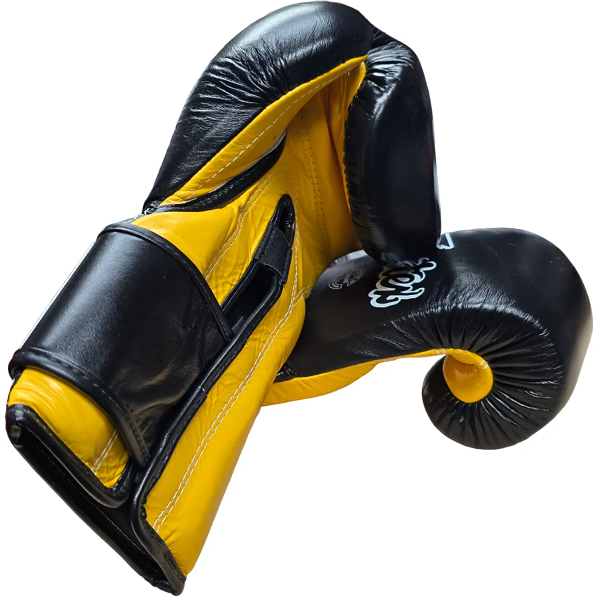 Boxing Gloves Fairtex BGV9 Black Yellow