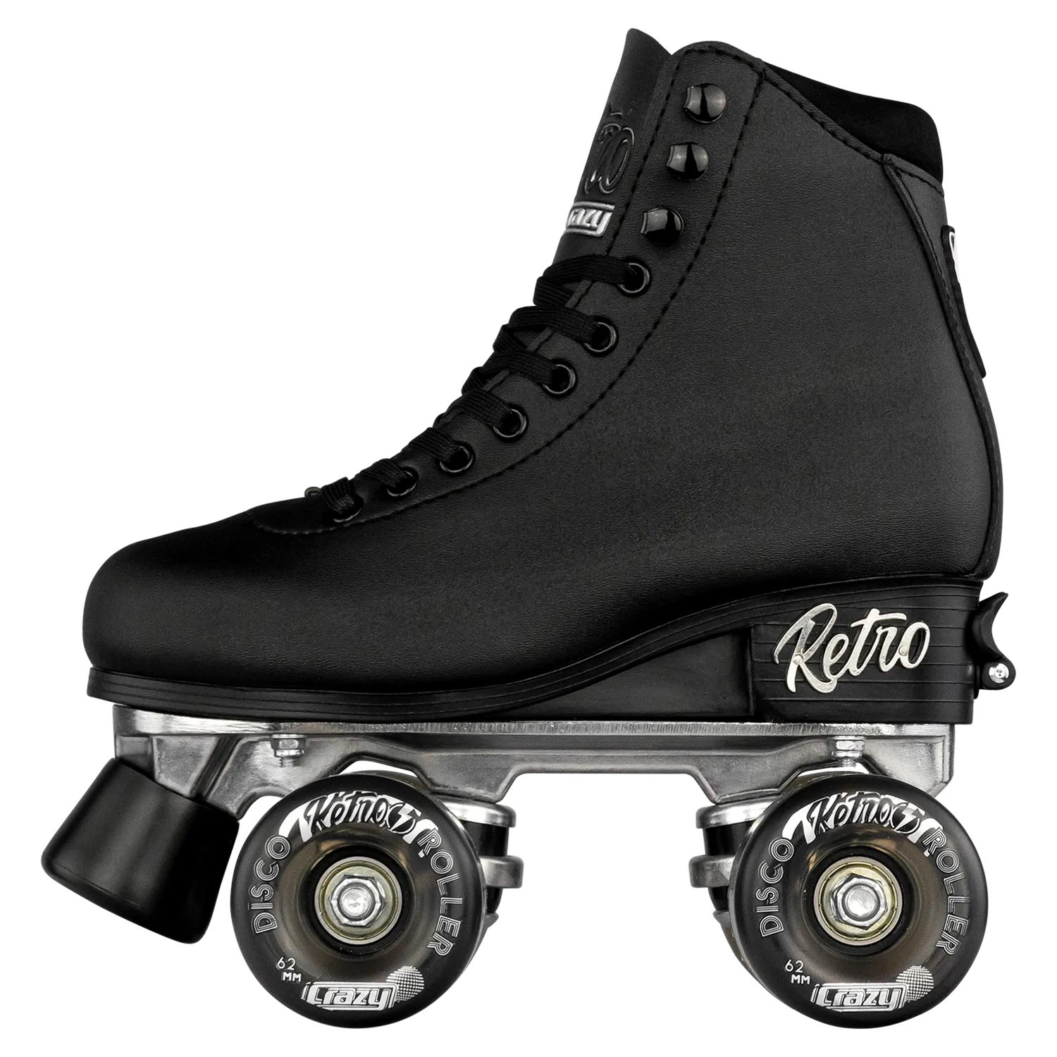 Crazy Retro Adjustable Roller Skates Black