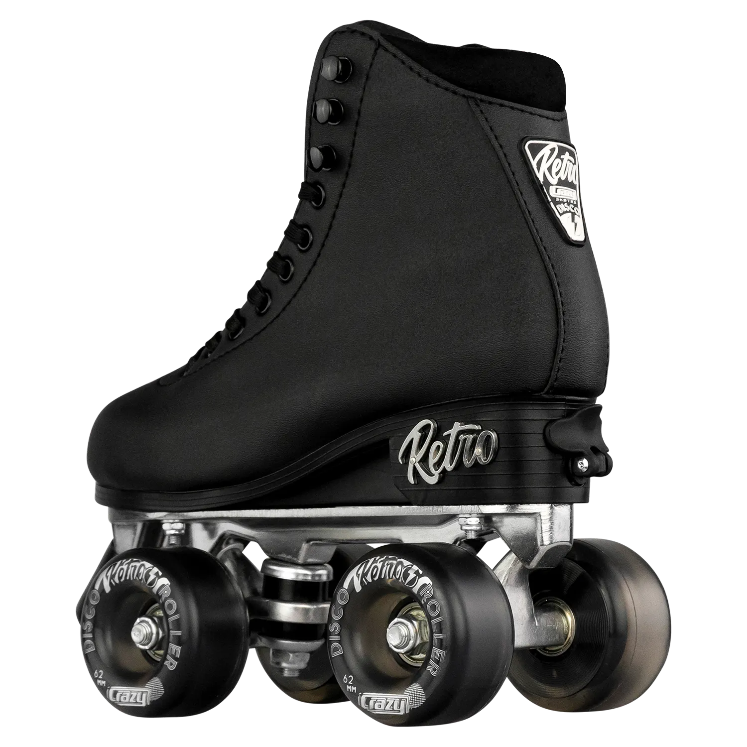 Crazy Retro Adjustable Roller Skates Black