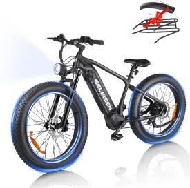 Electric Bike for Adults, 26" x 4.0 Fat Tire Electric Bicycles with 48V & 16AH Removable Battery, 1450W Peak Powerful Motor Ebike, 32MPH Max Speed Electric Mountain Bike with 7-Speed Gears