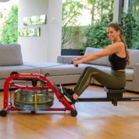 First Degree Fitness Newport Plus Red Indoor Rowing Machine - NPTP