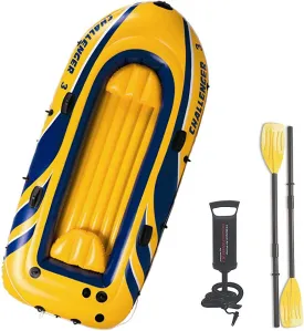 Foldable Inflatable Boat, Boats Adults, Inflatable Rafts, Inflatable Fishing Raft Inflatable, Rubber Boat, Kayak, Dinghies 315x165x43cm