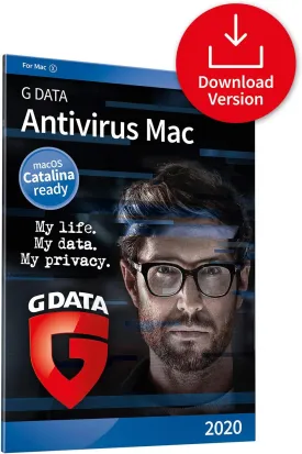 G DATA Antivirus Mac 2020 | 1 Mac - 1 Year | Anti-virus for Apple Mac, Macbook, iMac, macOS Catalina | Download Code