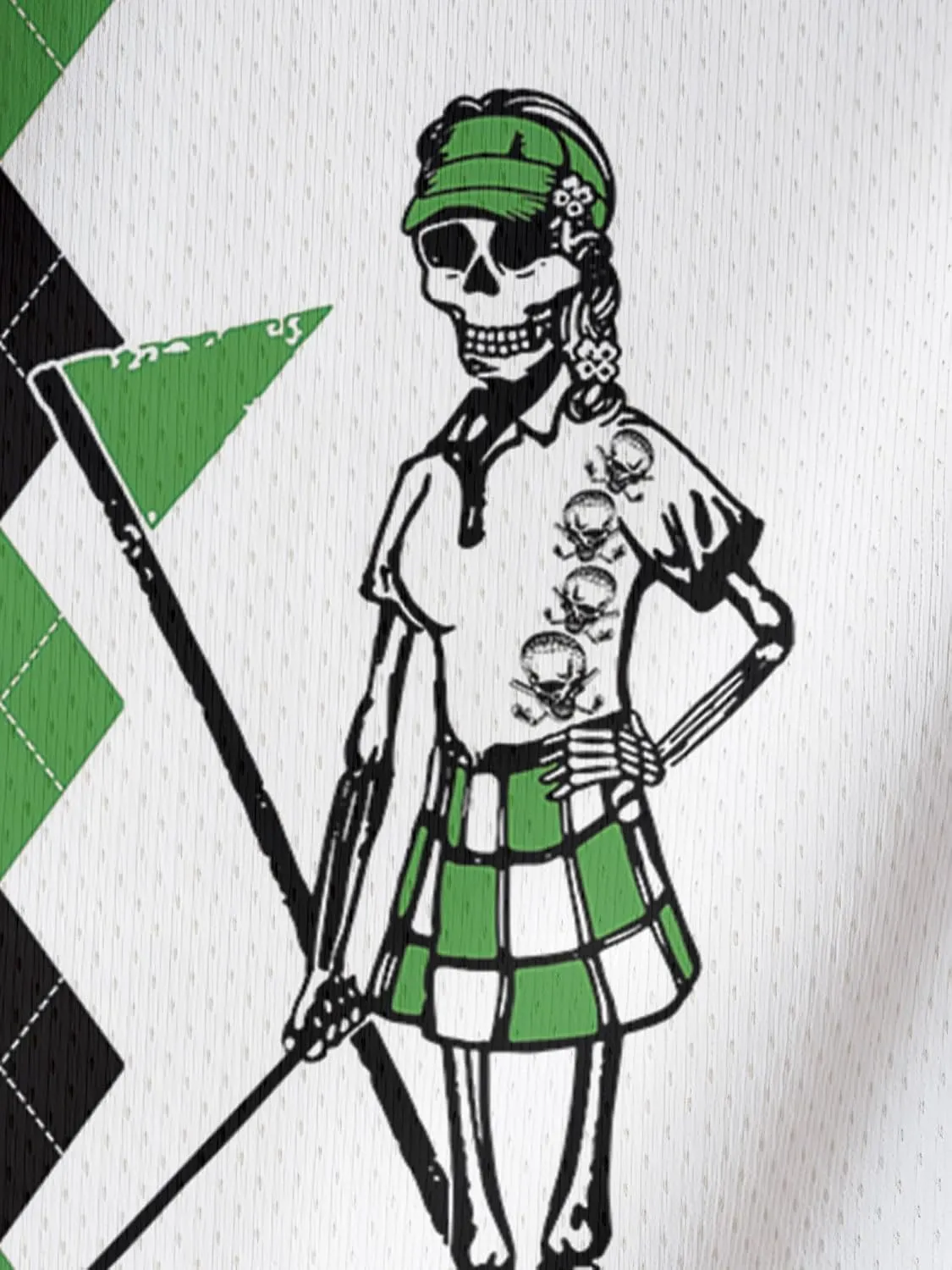 HIVICHI Funny Golf Shirts for Women Print Crazy Pattern Cute Novelty Moisture Wicking Short Sleeve Tennis Polo Shirt