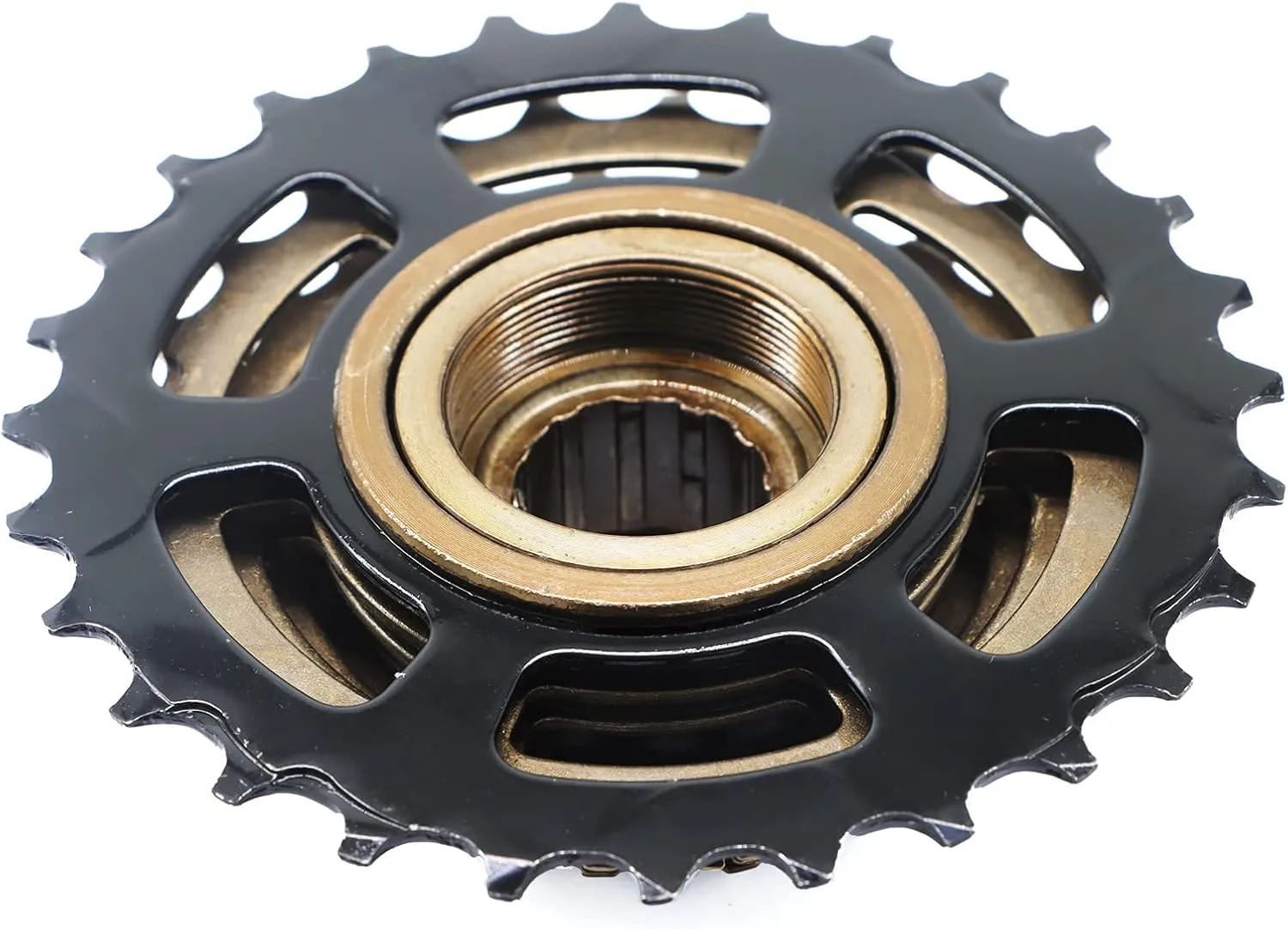 Hycline Bike Freewheel, 6/7/8/9 Speed 14-28T/14-34T/13-32T Bicycle Freewheel Threaded Type Freehub Cycling Replacement Part