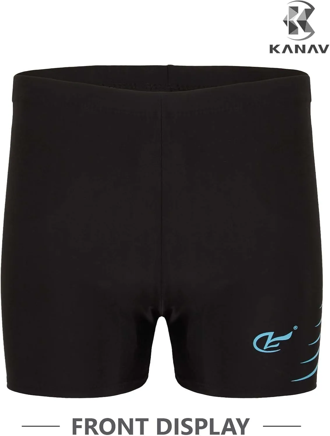 KANAV Men's Athletic Swim Jammers Quick Dry Square Leg Swimsuit for Men Drag Suits for Swimming Training Racing Swim Briefs