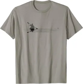 Kayaking Graphic Kayak Figure Kayaker Canoe Paddling T-Shirt