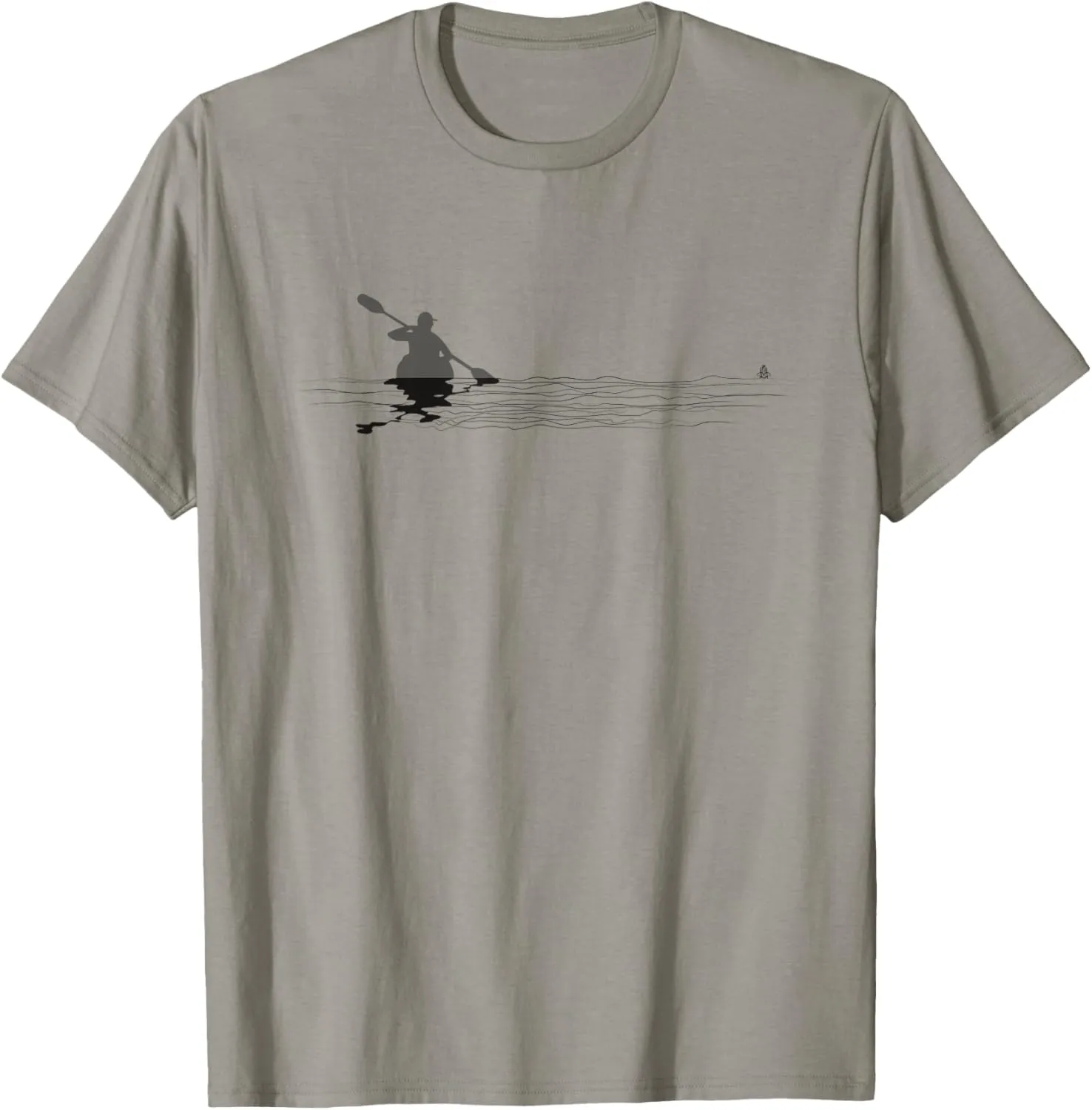 Kayaking Graphic Kayak Figure Kayaker Canoe Paddling T-Shirt