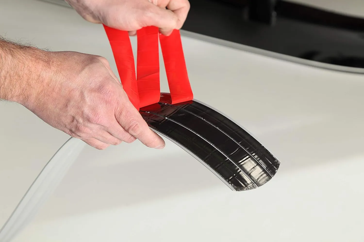 Megaware Keelguard Pontoon Guard - Protects Exposed Areas of Your Pontoon from Dents and Scrapes - 3M Reflective Strip - Boat Tube and Log Bumper Guard - 40 Ft Kit - Pontoon up to 25 Ft (Red)
