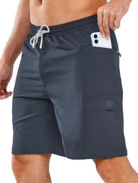 NORTHYARD Men's 9" Board Shorts with 4 Pockets Swim Trunks Swimwear for Men Bathing Suit - No Mesh Liner