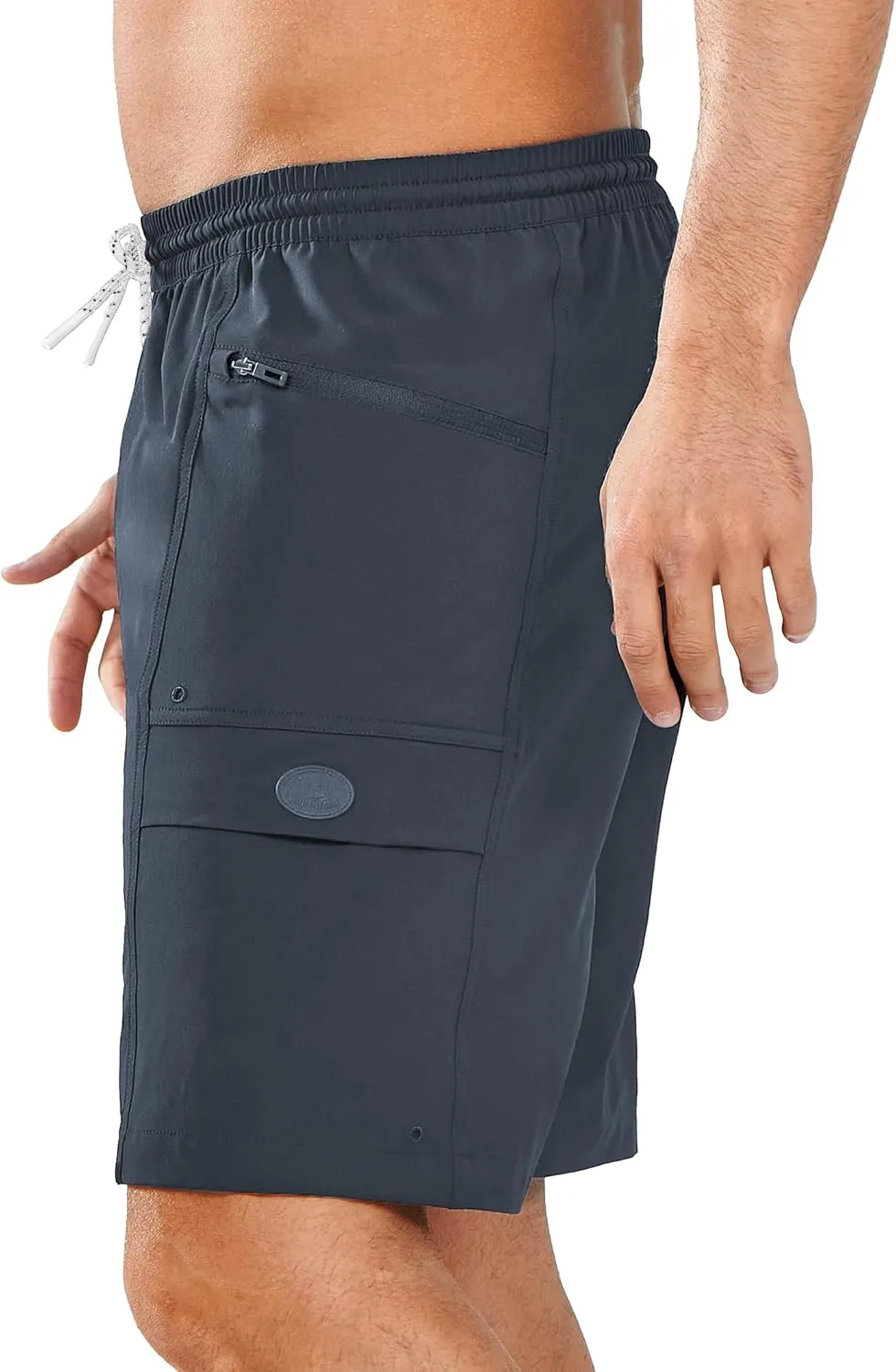 NORTHYARD Men's 9" Board Shorts with 4 Pockets Swim Trunks Swimwear for Men Bathing Suit - No Mesh Liner