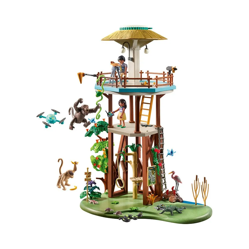 Playmobil Wiltopia Research Tower with Compass Playset
