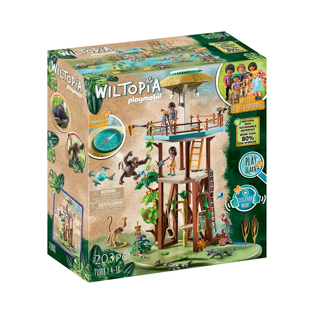 Playmobil Wiltopia Research Tower with Compass Playset