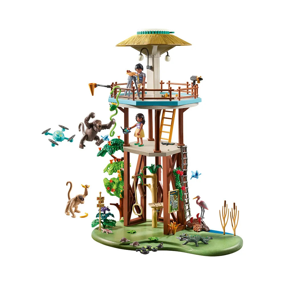 Playmobil Wiltopia Research Tower with Compass Playset