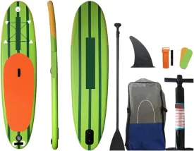 Surfboard Inflatable Stand Up Surfboard SUP Paddle Board Ultralight Paddle Board with Accessories Fins Adjustable Surf Board Outdoor Recreation