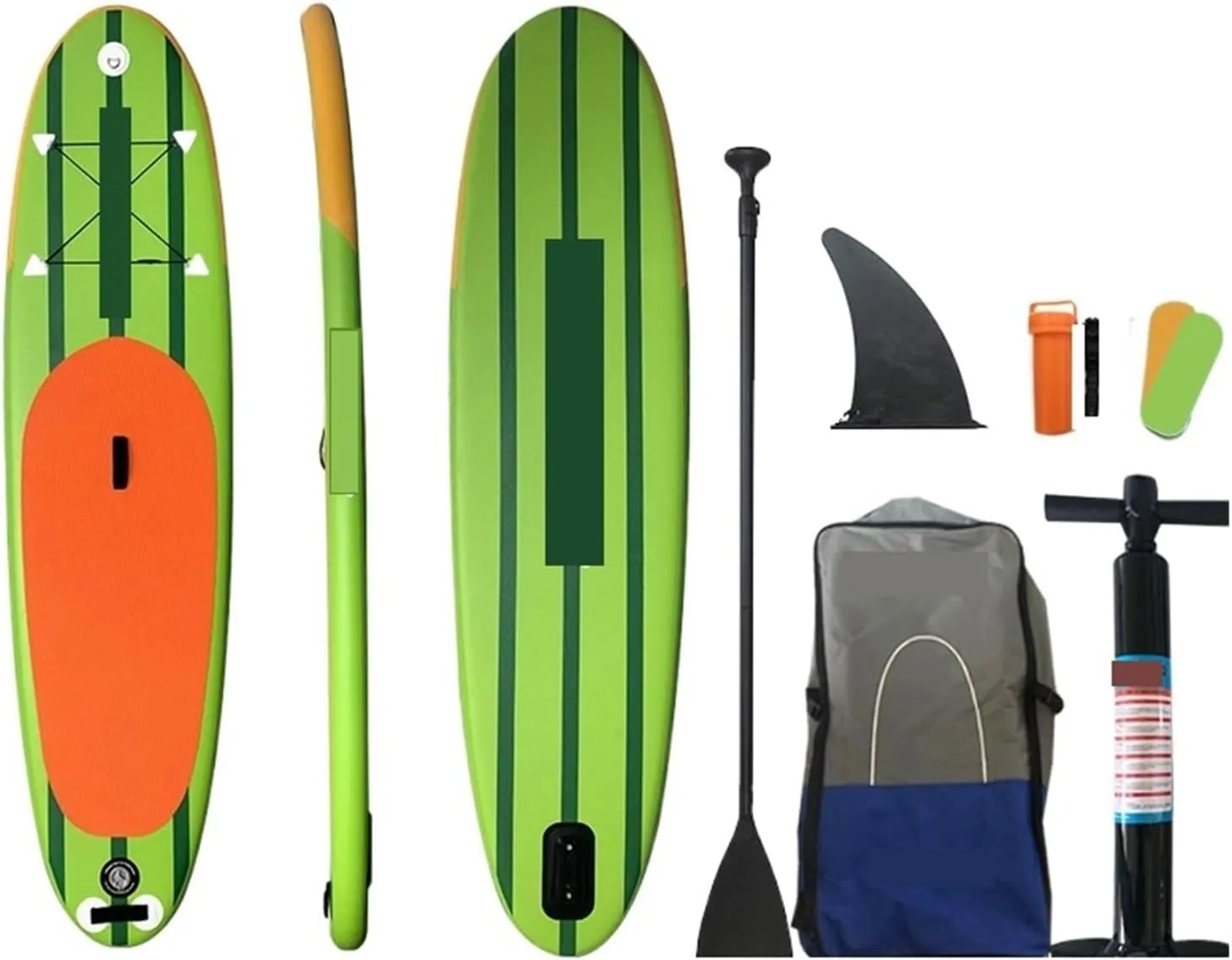 Surfboard Inflatable Stand Up Surfboard SUP Paddle Board Ultralight Paddle Board with Accessories Fins Adjustable Surf Board Outdoor Recreation