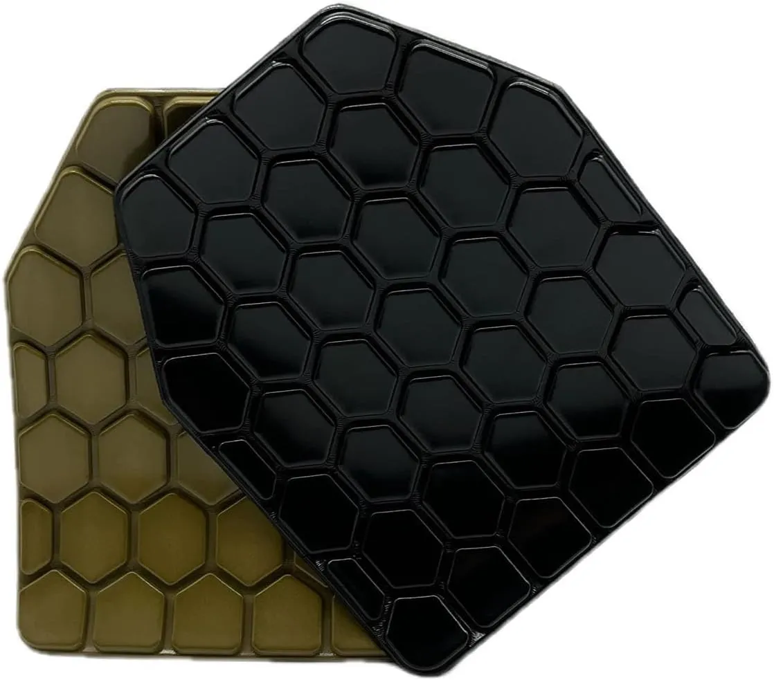 Tactical Airsoft Plates Non-Newtonian Vest Inner Liner Shock Plates Boxing Body Protector Back Thoracic protection