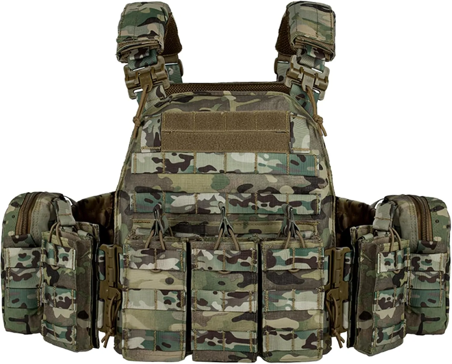 vAv YAKEDA Tactical Outdoor Vest Quick Release Adjustable Hunting Vest with PALS Molle System
