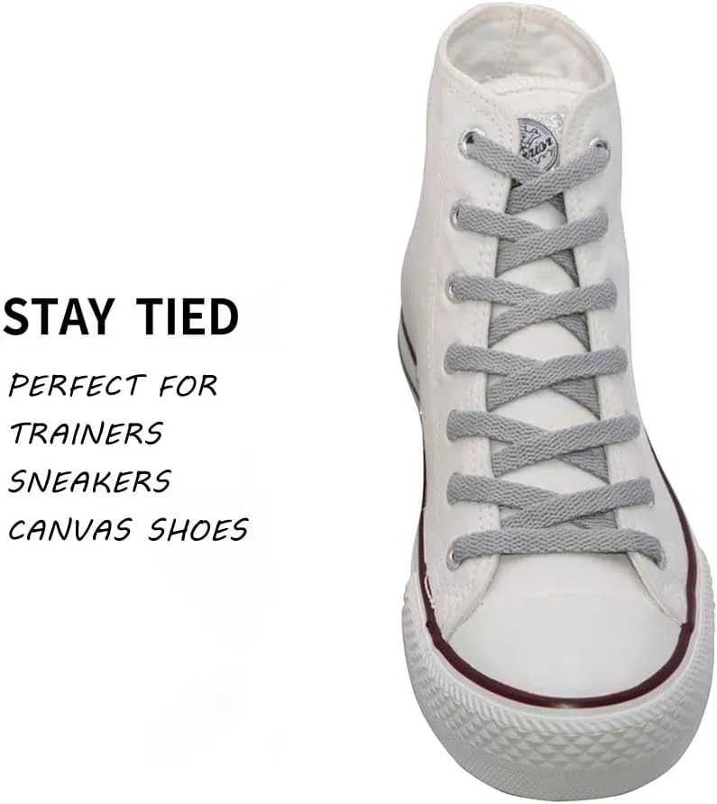 VSUDO Flat Shoe Laces for Sneakers, Shoelaces for Sneakers, Athletic Shoelaces