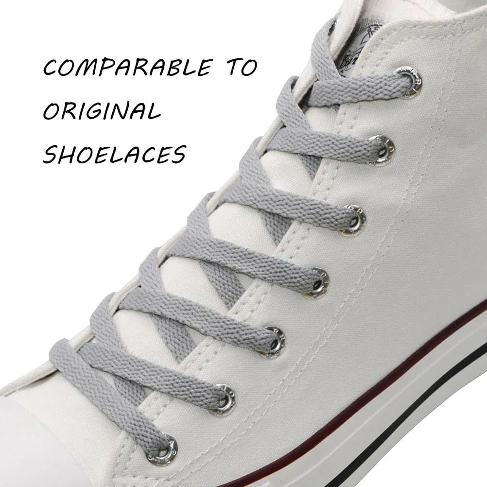 VSUDO Flat Shoe Laces for Sneakers, Shoelaces for Sneakers, Athletic Shoelaces