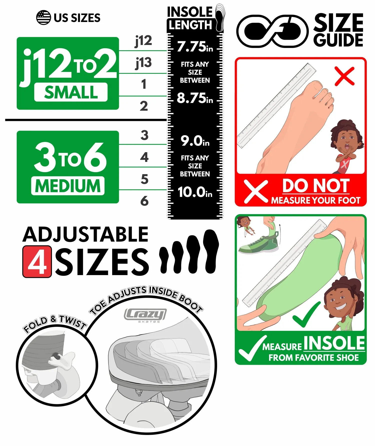 Warehouse Deal | SODA POP - Adjustable Roller Skates