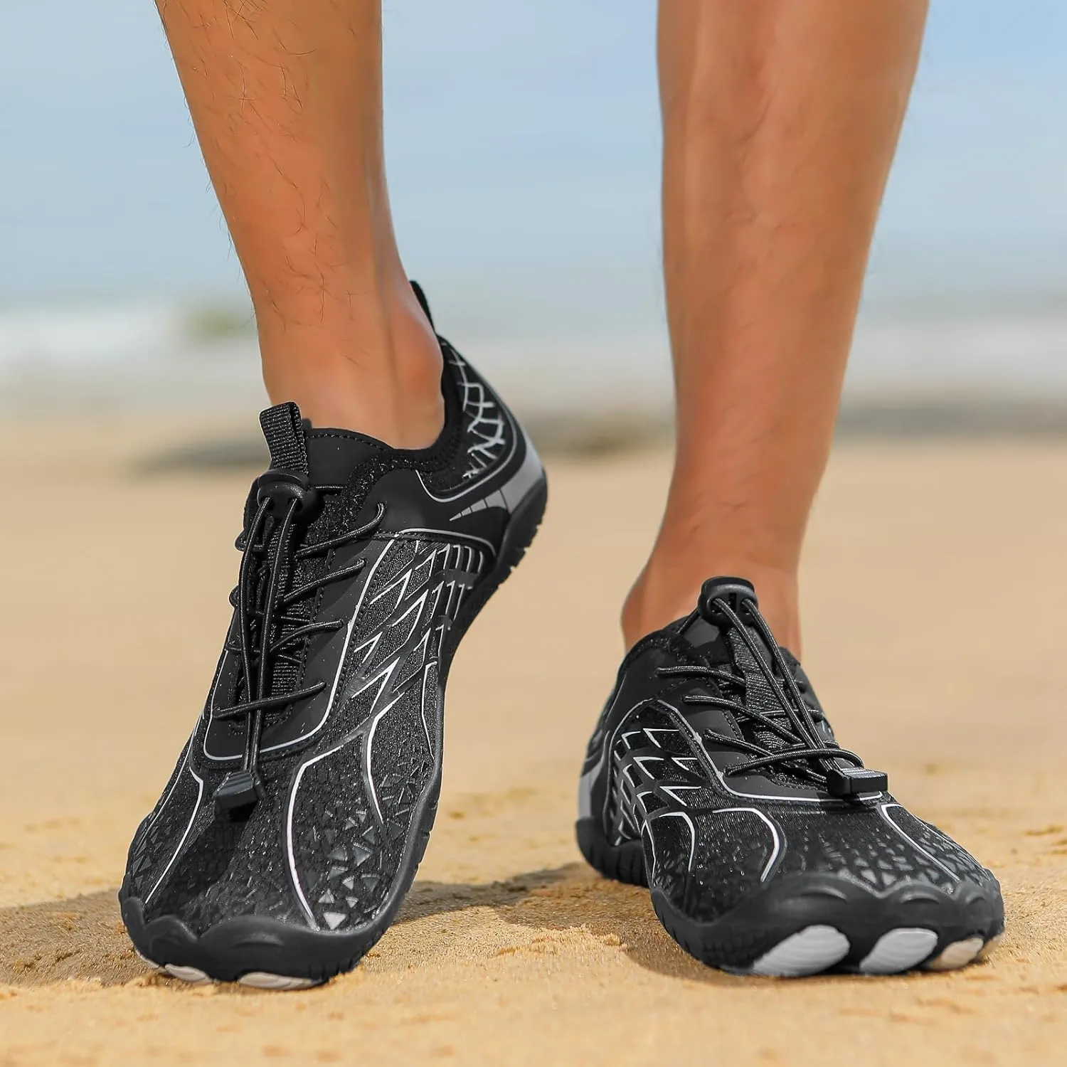 Water Shoes Women Men Adult Quick-Dry Aqua Socks Barefoot Essentials for Beach Swim Hiking River Pool Lake Kayaking Surfing