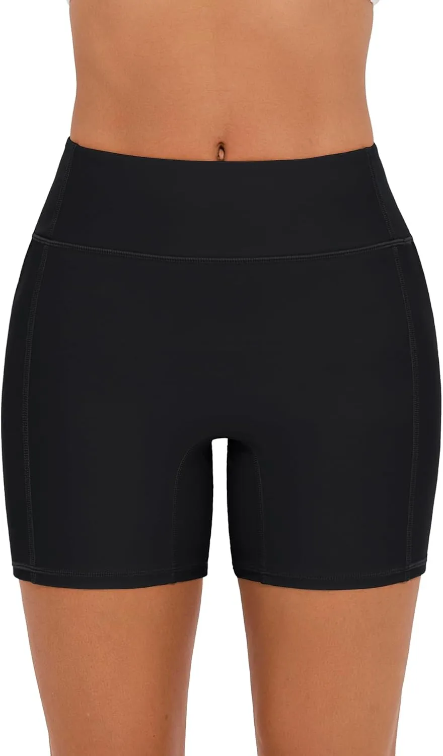 Women's Swim Shorts High Waisted Bathing Suit Bottoms UPF 50  Board Shorts Swimsuit Tankini Boy Shorts with Liner