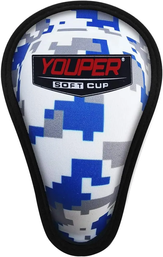 Youper Youth Elite Boxer Briefs w/Soft Athletic Cup, Boys Stretch Boxer Jock for Baseball & Football