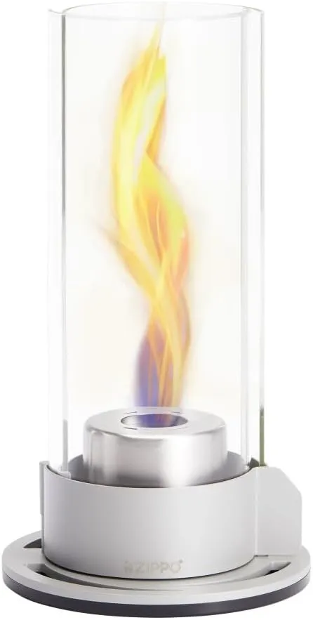 Zippo FlameScapes Spiral Fire Feature - Silver (Empty)
