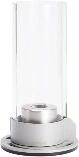Zippo FlameScapes Spiral Fire Feature - Silver (Empty)